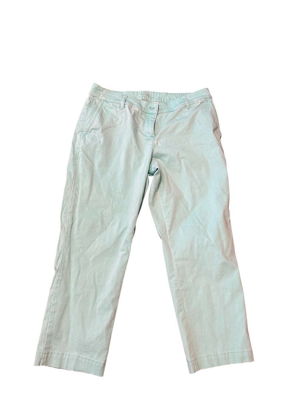 Light Teal/Aqua Tommy Bahama Women's Crop Pants  - Classic Straight Fit